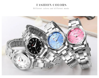Luxury Women's Watch  Pink Minimalist Girl Clock Outdoor Travel Women Wrist Watches