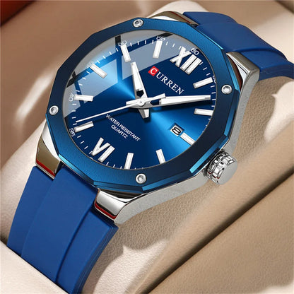 Curren 8465 Fashion Factory Brand Watches for Men  with Date Simple Quartz Clock