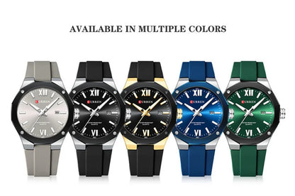 Curren 8465 Fashion Factory Brand Watches for Men  with Date Simple Quartz Clock