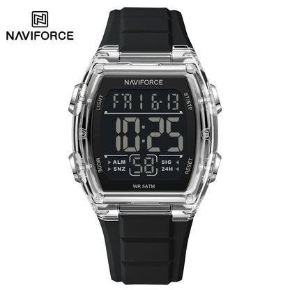 Naviforce 6106 Man Watch Clocks Outdoor Casual Sports LCD Digital Electronic Waterproof watch