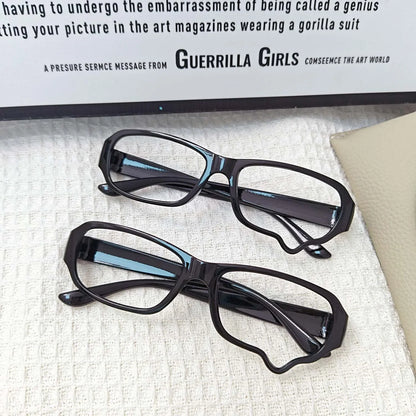 Harajuku Black Small Square No Lenses Teardrop Eyeglasses Japanese Anime