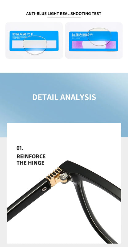 O-Q CLUB Women's Grade Glasses Eye Glass for Woman Sunglass Men Lunette Myopia Eyeglasses Photochromic Lenses to Read Eyewear