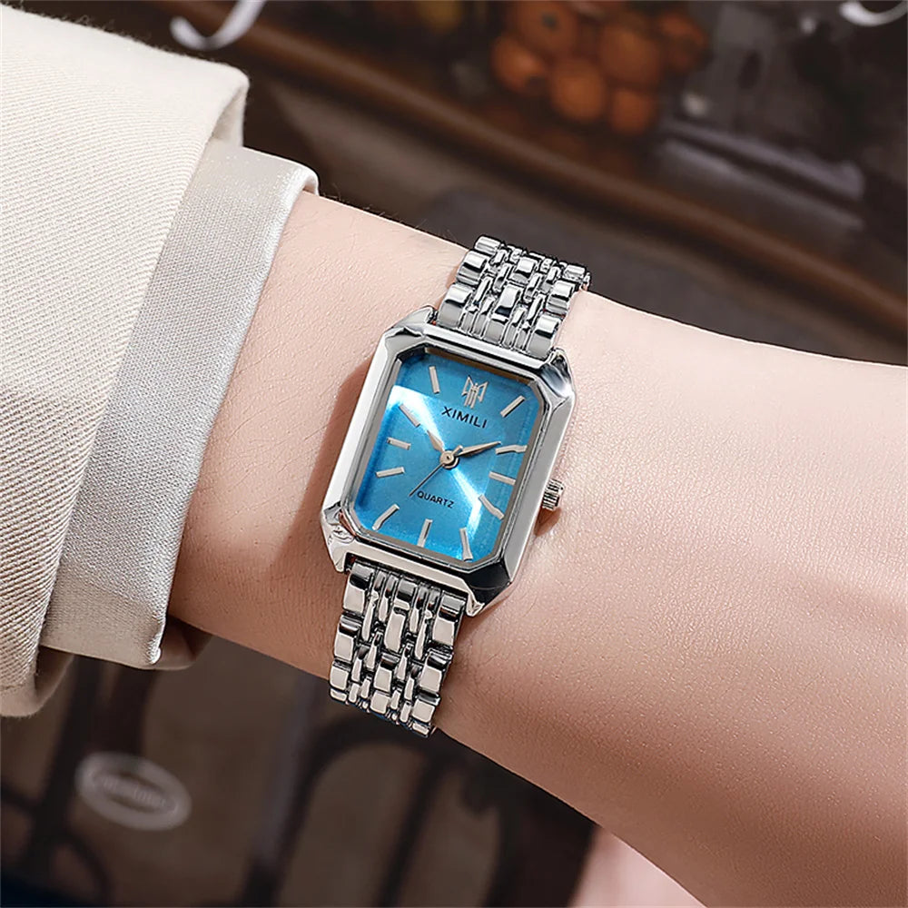 Hot Selling 2025 Fashion Women's Minimalist Square Quartz Watch