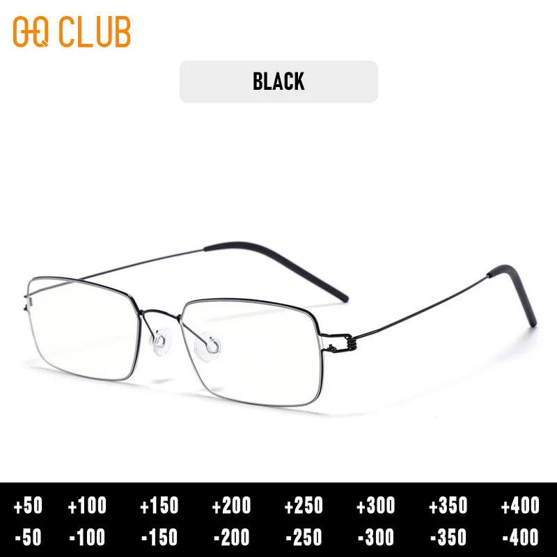O-Q CLUB Blue Light Blocking Glasses for Myopia Men Computer Lenses to Read Eyewear