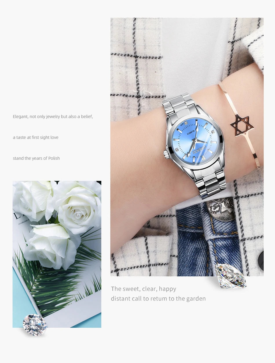 CHENXI 021B Women's Quartz Watch Fashion Elegant Waterproof Watch