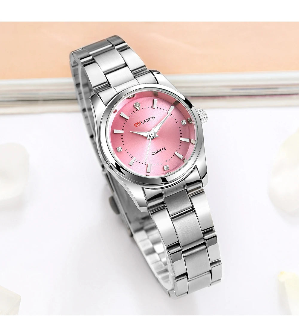 Luxury Women's Watch  Pink Minimalist Girl Clock Outdoor Travel Women Wrist Watches