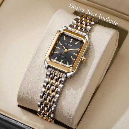 Fashion Rectangle Women Quartz Wrist Watch Reloj Mujer Girls Clock Gift(Without Box)