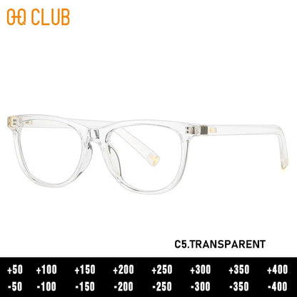 O-Q CLUB Women's Grade Glasses Eye Glass for Woman Sunglass Men Lunette Myopia Eyeglasses Photochromic Lenses to Read Eyewear