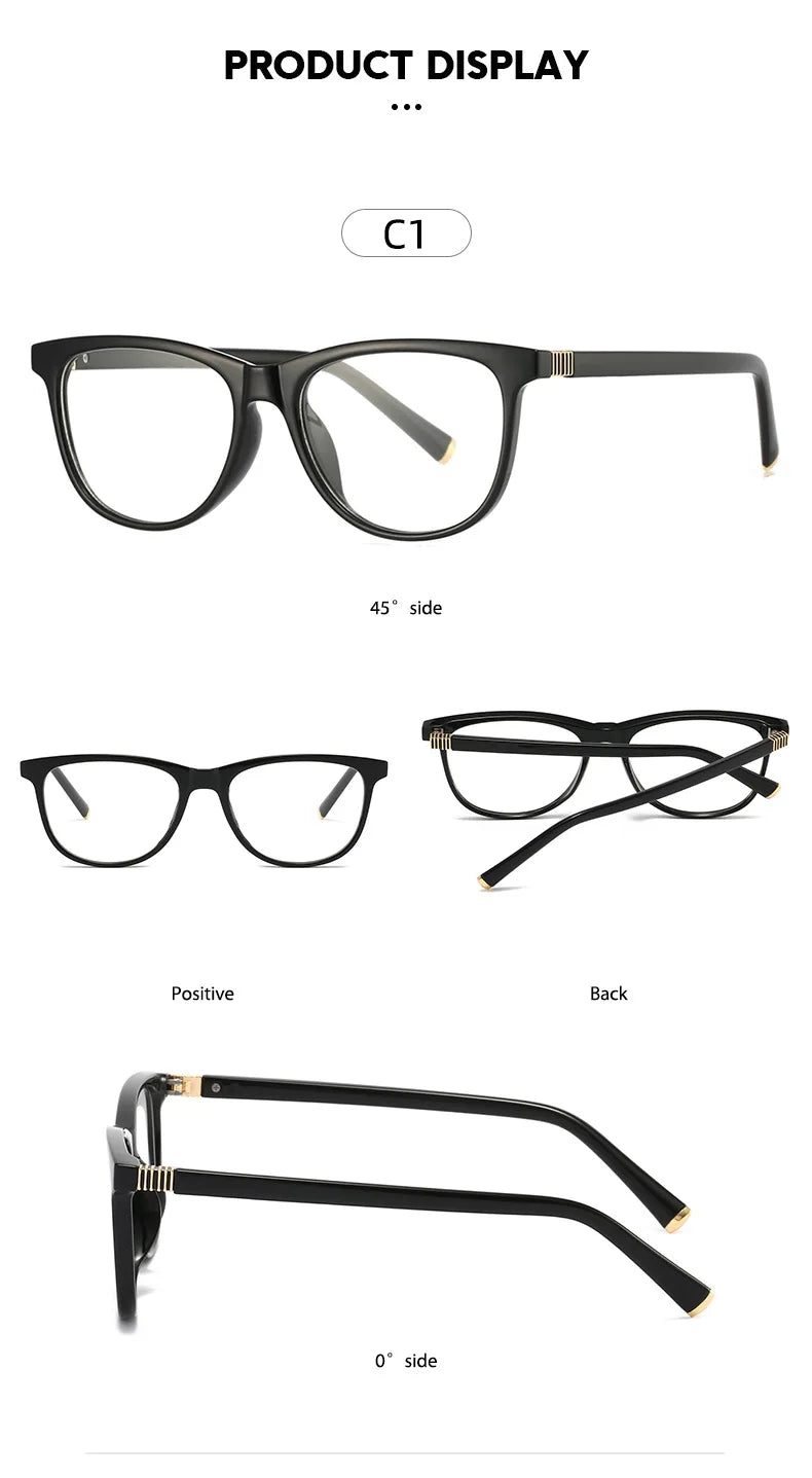 O-Q CLUB Women's Grade Glasses Eye Glass for Woman Sunglass Men Lunette Myopia Eyeglasses Photochromic Lenses to Read Eyewear