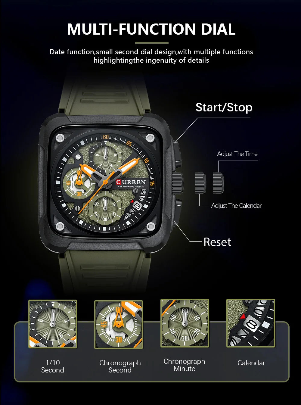 CURREN Q1 Fashion Casual Many Models Quartz Wristwatches Men's Hands Business Watch Auto Date Clock Male Wrist Watches for Male