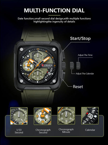 CURREN Q1 Fashion Casual Many Models Quartz Wristwatches Men's Hands Business Watch Auto Date Clock Male Wrist Watches for Male