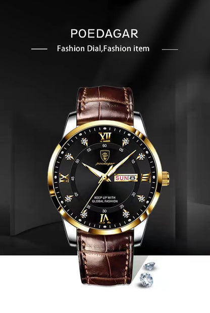 POEDAGAR Luxury Brand Men Watches Waterproof