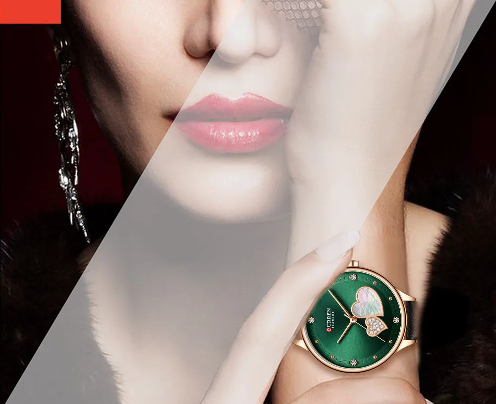 CURREN 9077 Luxury Fashion Women's Watch Waterproof Quartz Watch