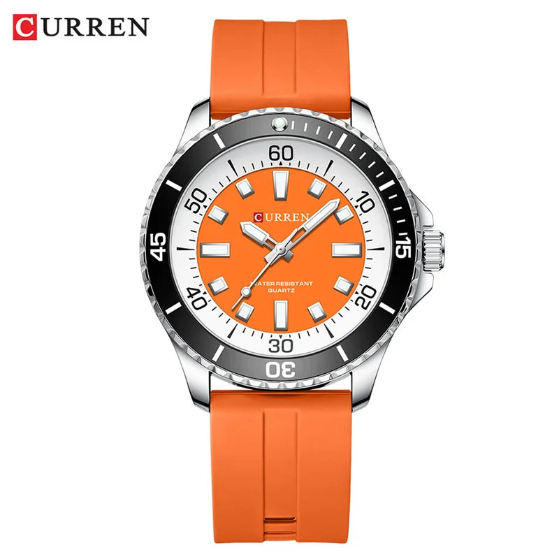 Curren 8448 Male reloj hombre lujo alta gama quartz Wristwatch