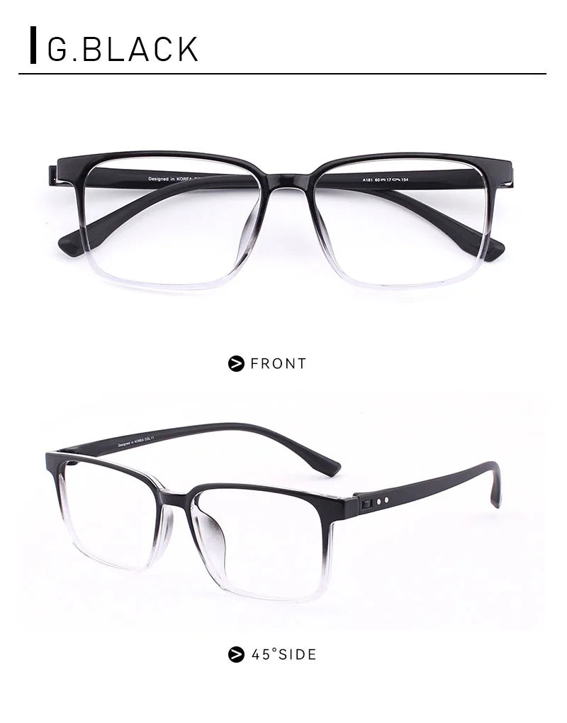 O-Q CLUB Men's Eyeglasses Optical Lenses With Prescription Glasses Women Eye Glass for Man Women's Eyeglass Frame Lunette Myopia