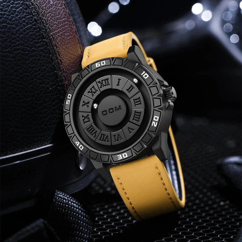 DOM 1726 Original New Design Magnetic Ball Concept Men's Fashion Cool Trend Minimalist watch