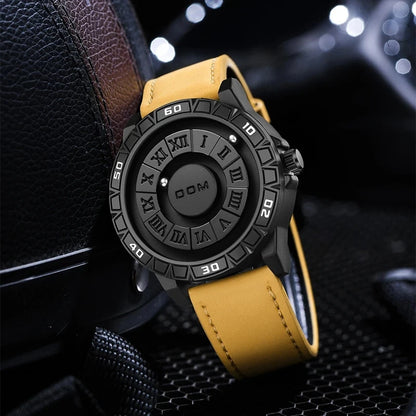 DOM 1726 Original New Design Magnetic Ball Concept Men's Fashion Cool Trend Minimalist watch